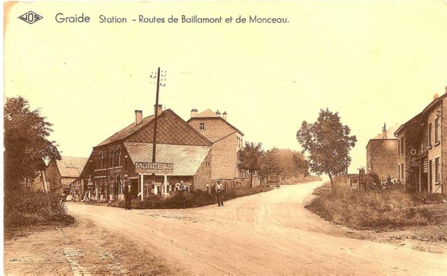 Graide-Station : rue de Baillamont et de Monceau