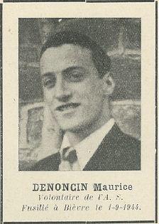 Maquis de Graide DENONCIN Maurice